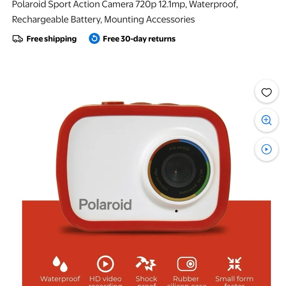 BRAND NEW Polaroid iD757 Digital Camera /Action Camera
